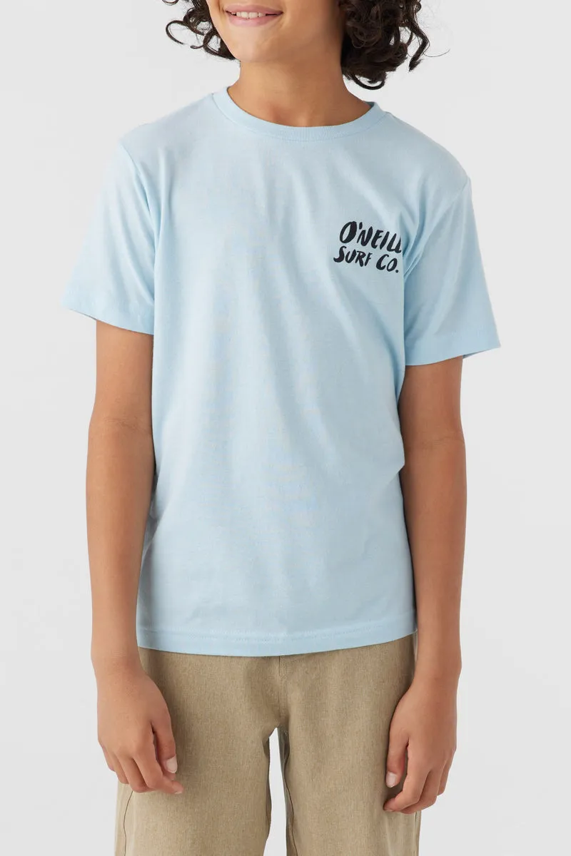 O'Neill Youth Closeout Tee-Sky Blue Heather