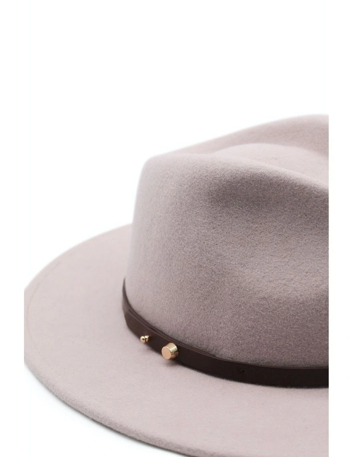 Oslo Fedora in Rose Dust