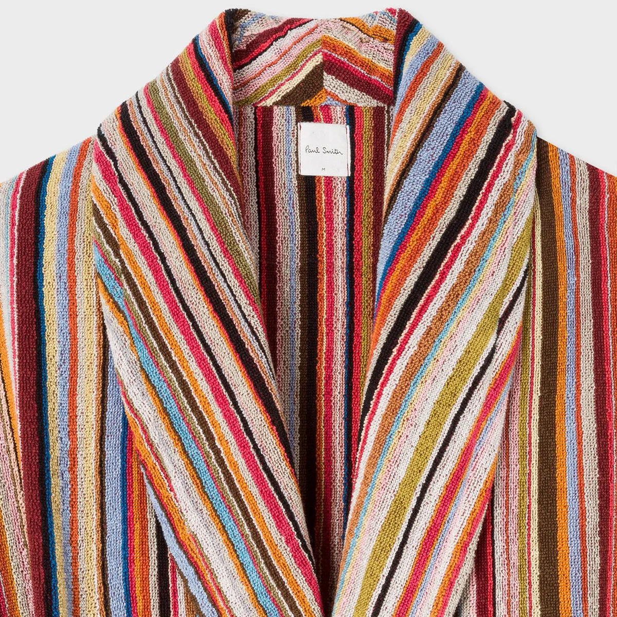 Paul Smith - Men's Signature Stripe Woven Cotton Dressing Gown