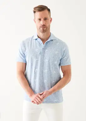 PIMA COTTON STRETCH PRINTED POLO