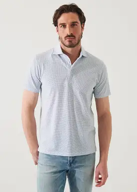 PIMA COTTON STRETCH PRINTED POLO