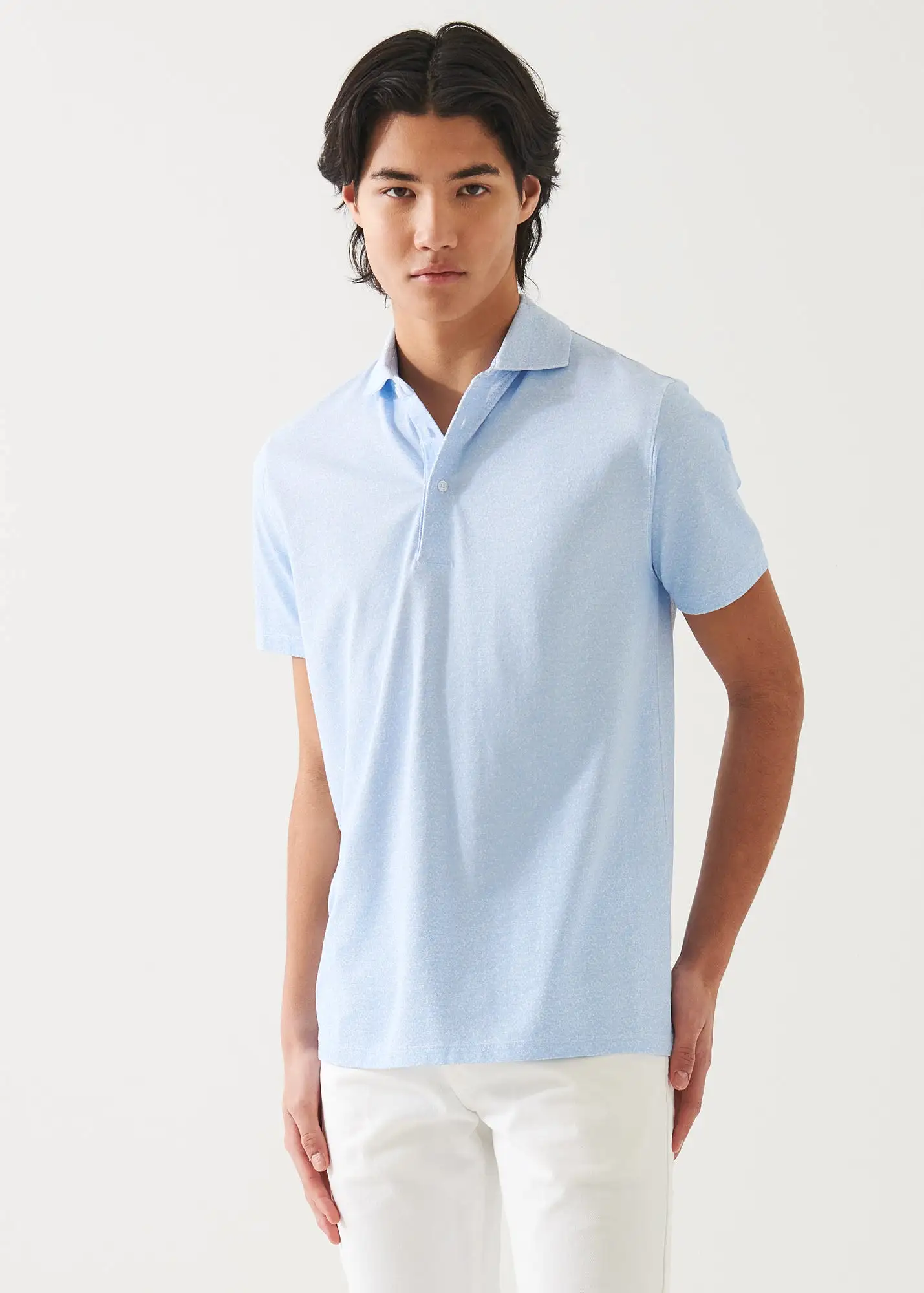 PIMA COTTON STRETCH PRINTED POLO