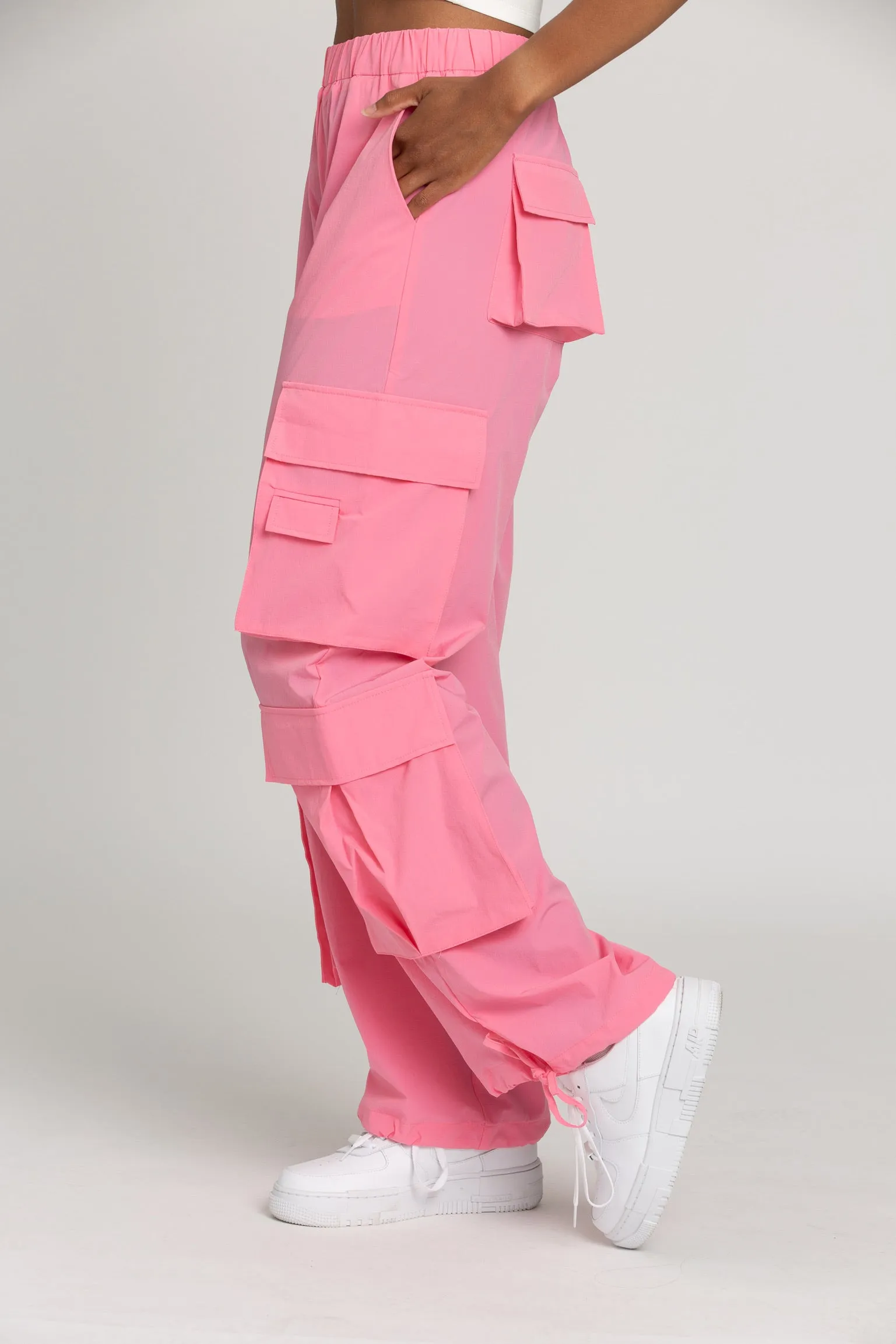 Pink Parachute Pants