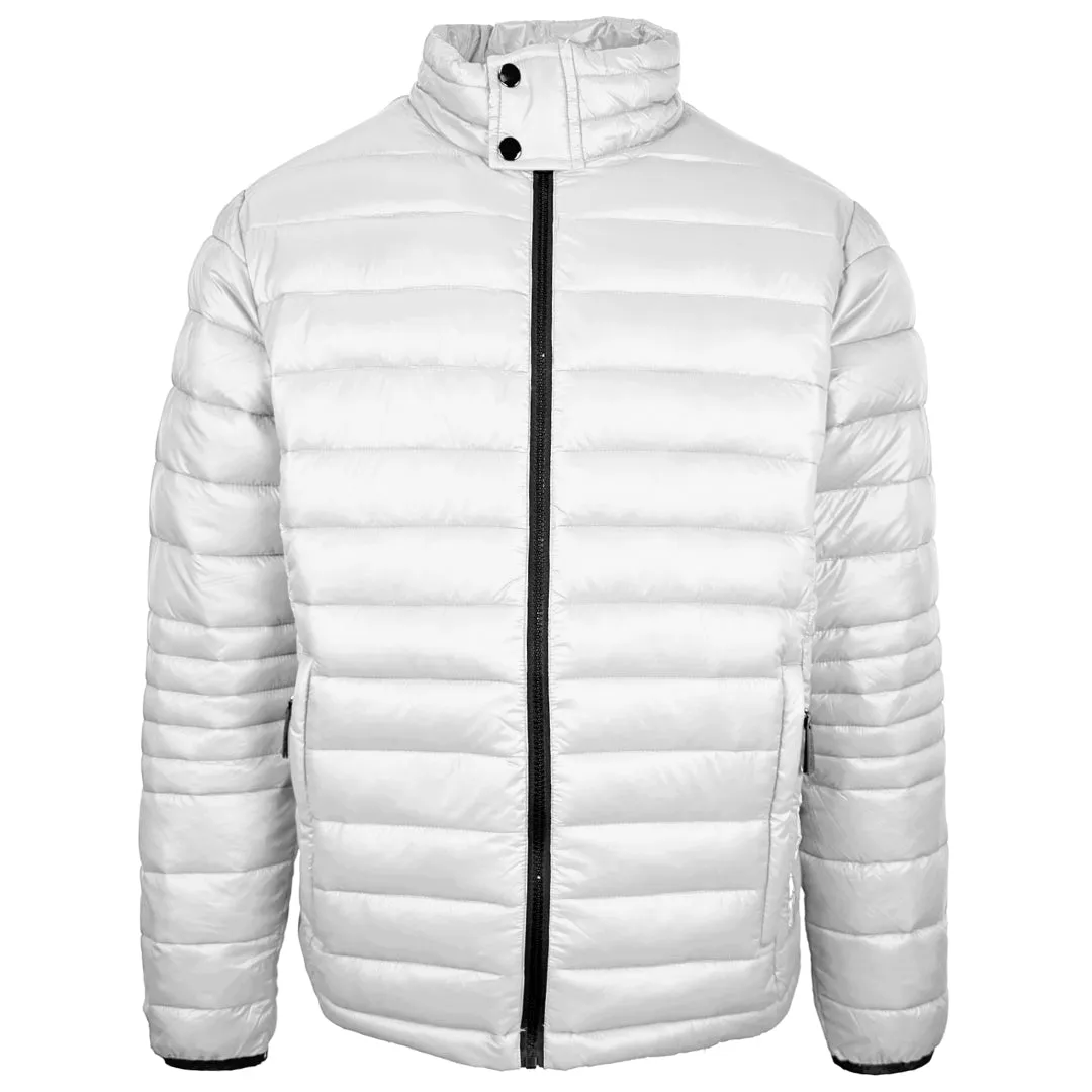 Plein Sport Plain Padded White Jacket