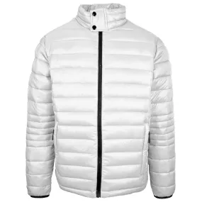 Plein Sport Plain Padded White Jacket