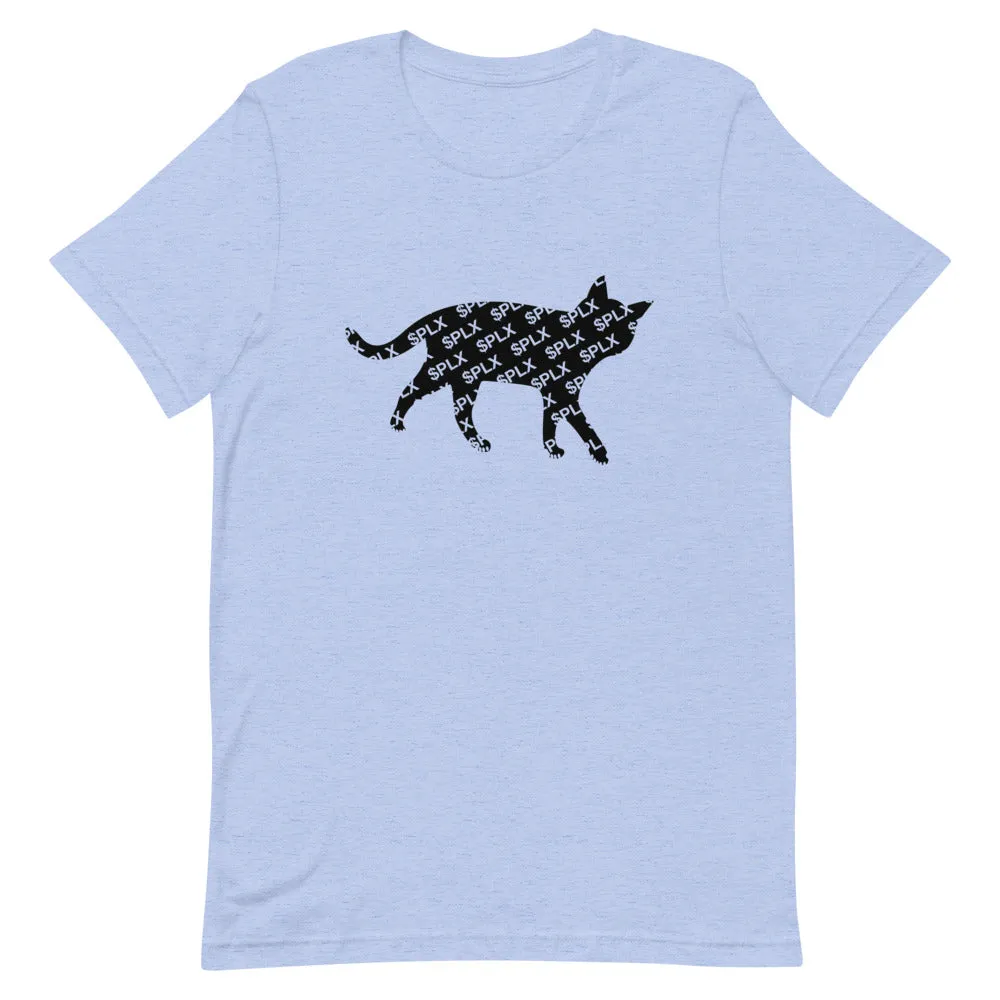 $PLX Cats Heather Blue Tee