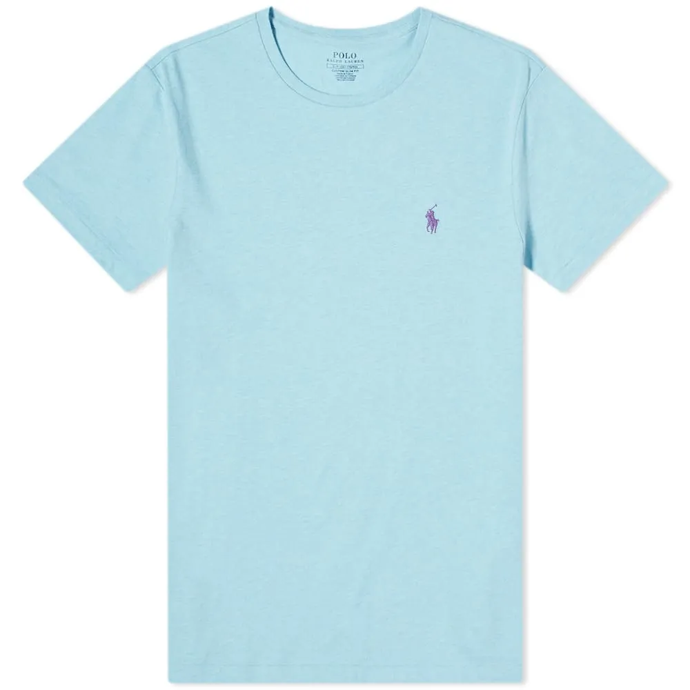 Polo Ralph Lauren Custom Fit T-ShirtWatchhill Blue Heather