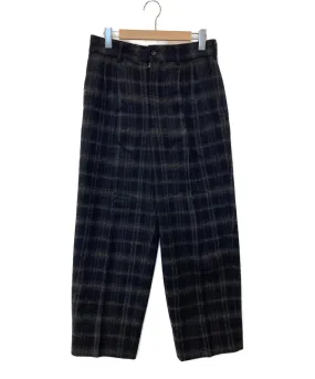 [Pre-owned] COMME des GARCONS HOMME OLD] Checked Wool Two-tuck Pants HP-07015M