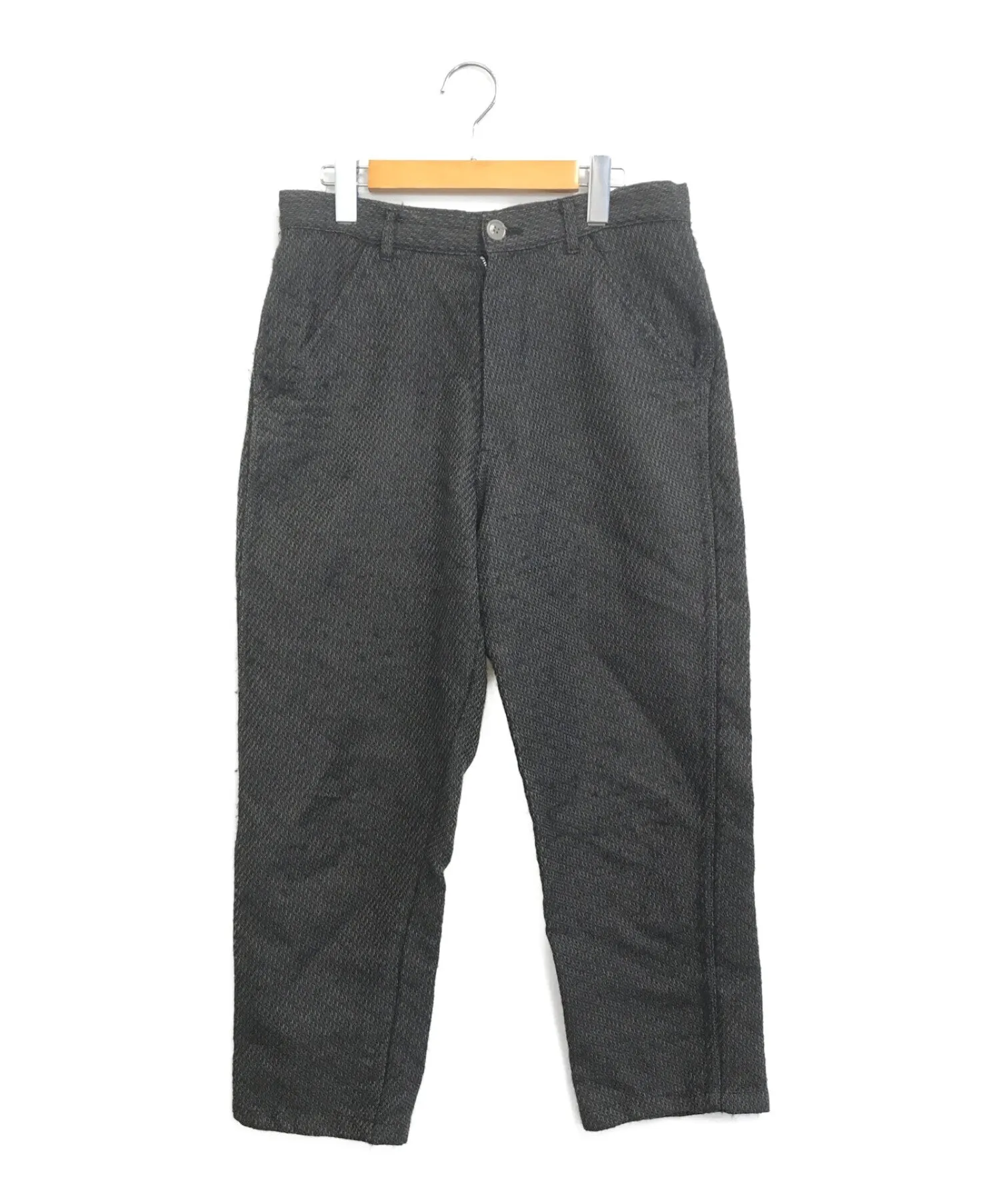 [Pre-owned] COMME des GARCONS HOMME PLUS Pilling-finish silk-wool tapered pants PP-04004M