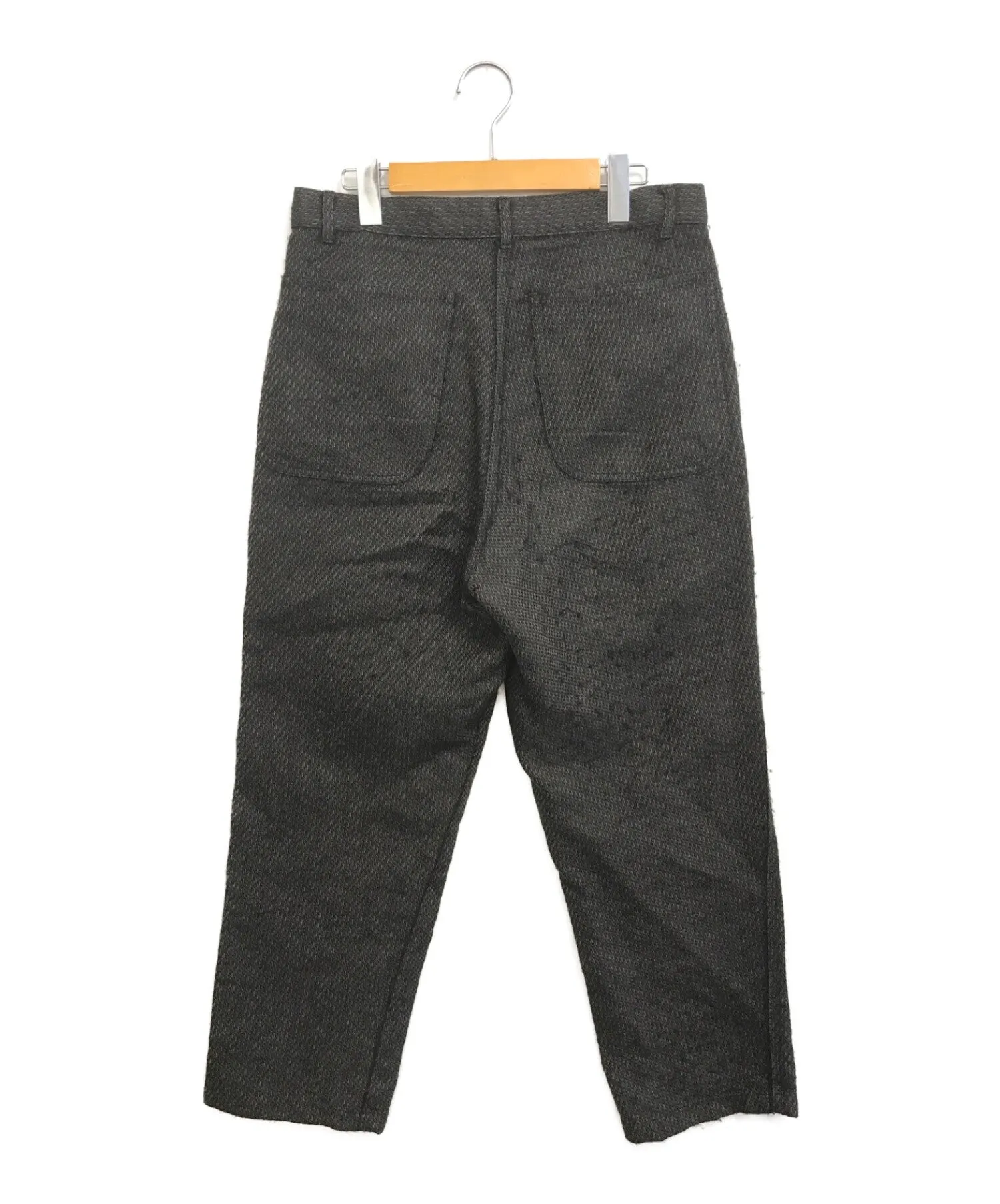 [Pre-owned] COMME des GARCONS HOMME PLUS Pilling-finish silk-wool tapered pants PP-04004M