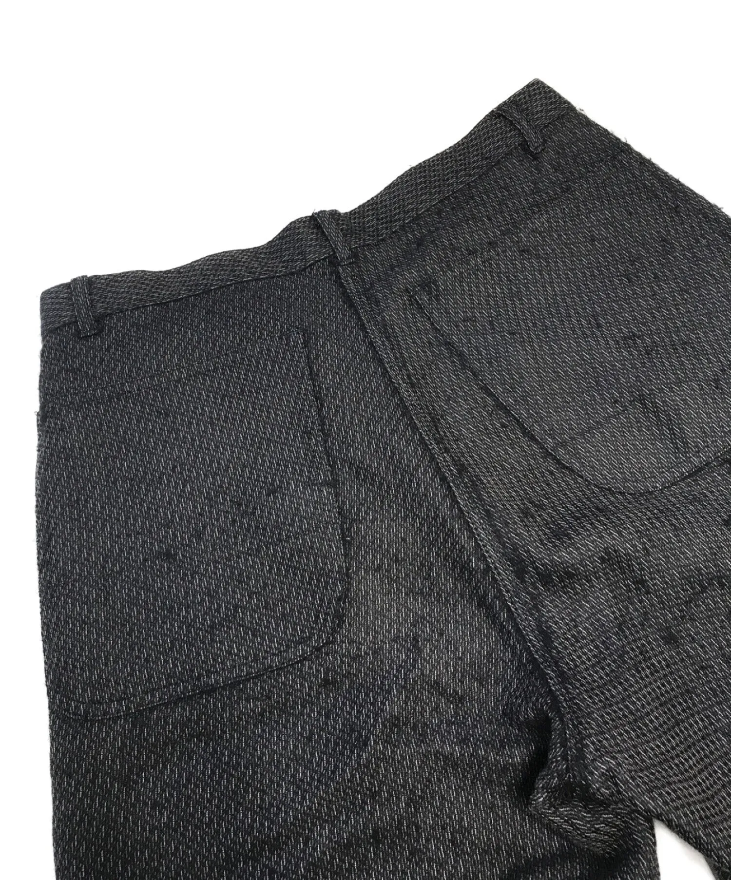 [Pre-owned] COMME des GARCONS HOMME PLUS Pilling-finish silk-wool tapered pants PP-04004M