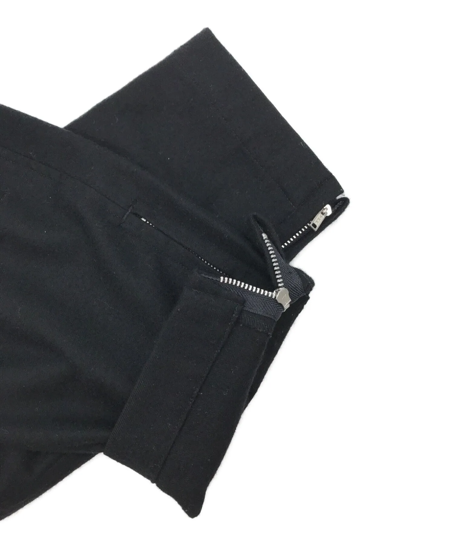 [Pre-owned] COMME des GARCONS HOMME PLUS Zip hem wool pants PK-P047