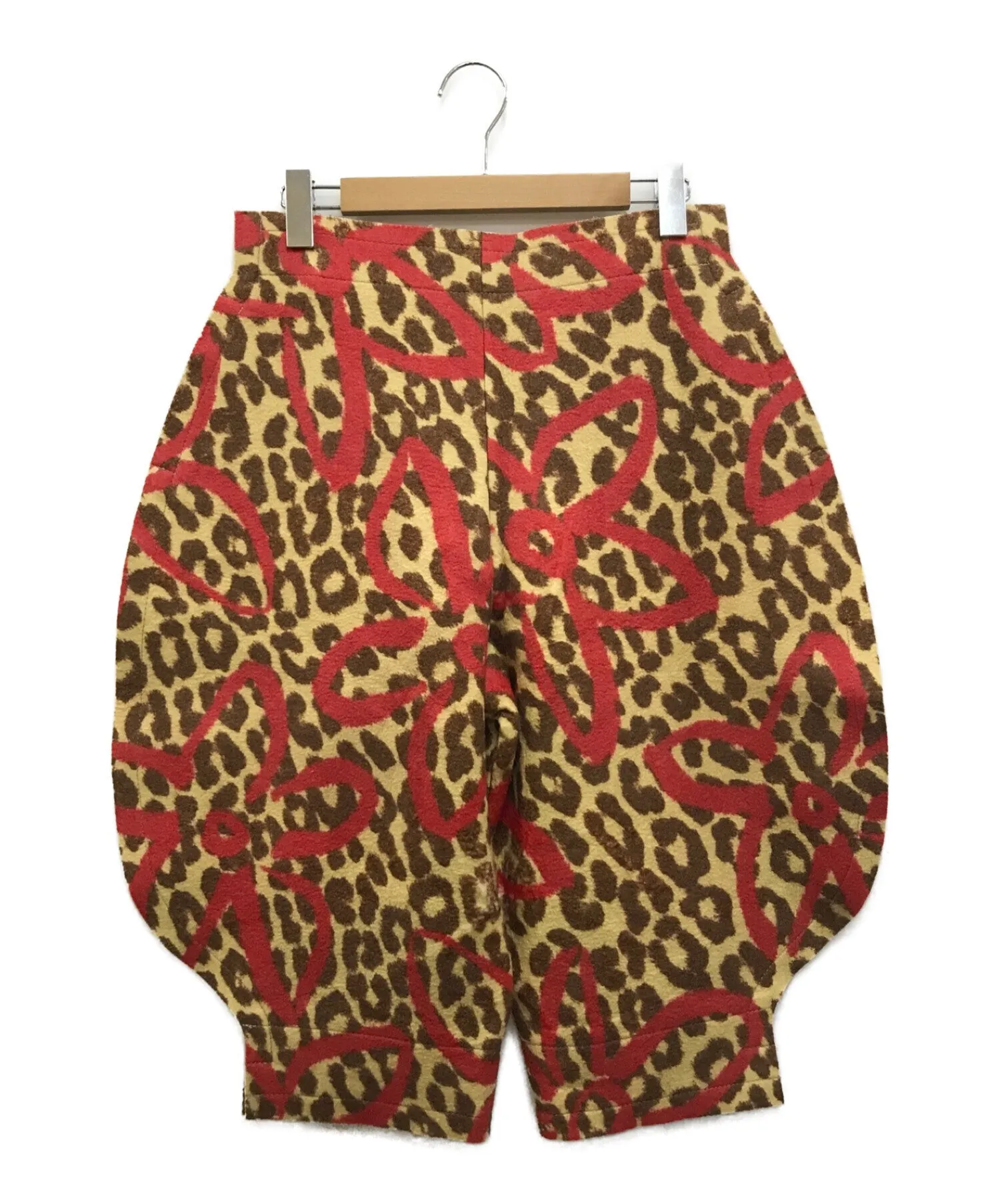 [Pre-owned] COMME des GARCONS Leopard Pattern Wool Felt Pants GJ-P033