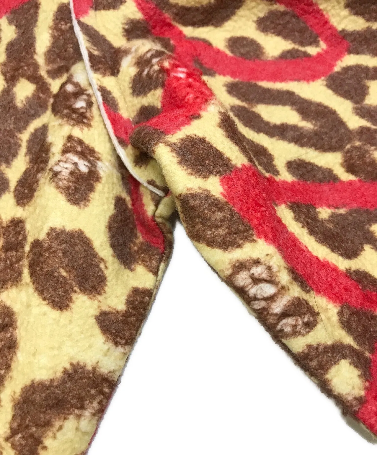 [Pre-owned] COMME des GARCONS Leopard Pattern Wool Felt Pants GJ-P033