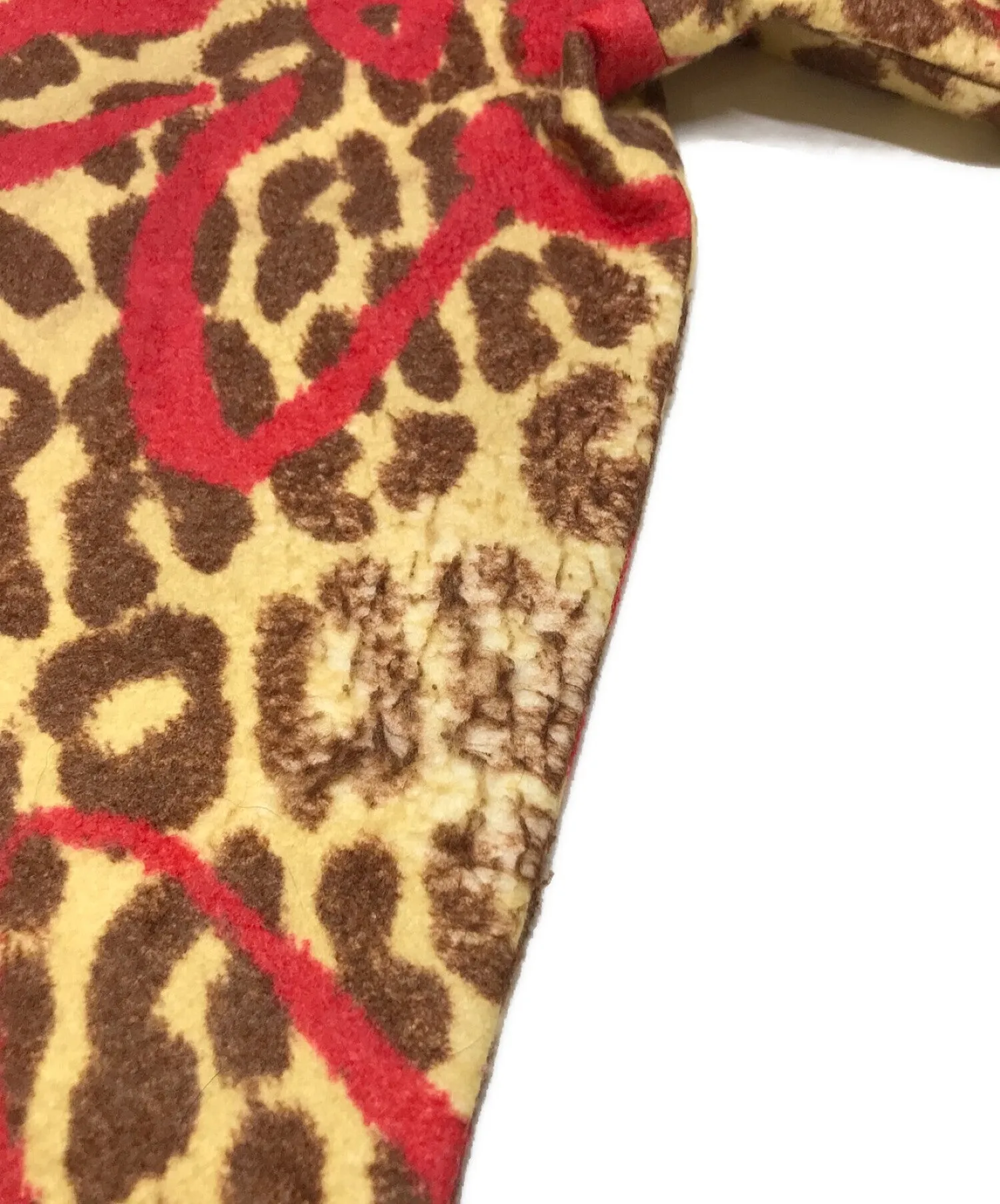 [Pre-owned] COMME des GARCONS Leopard Pattern Wool Felt Pants GJ-P033