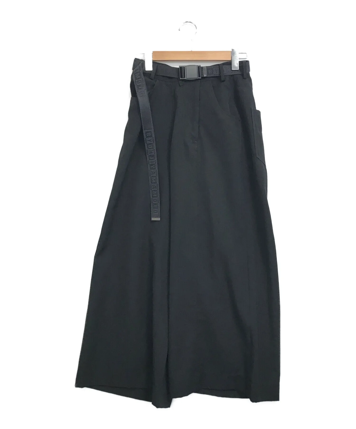 [Pre-owned] REGULATION Yohji Yamamoto Wool Gaber Hakama Pants with Belt FJ-P51-100