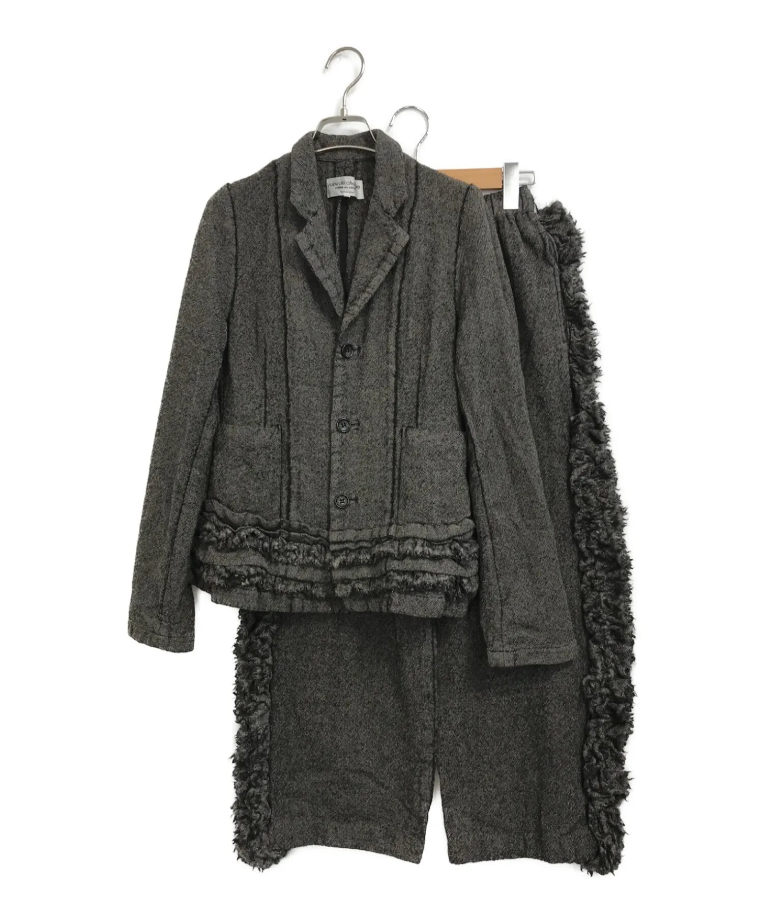 [Pre-owned] ROBE DE CHAMBRE COMME DES GARCONS Shrunken Wool Ruffle Pants Setup