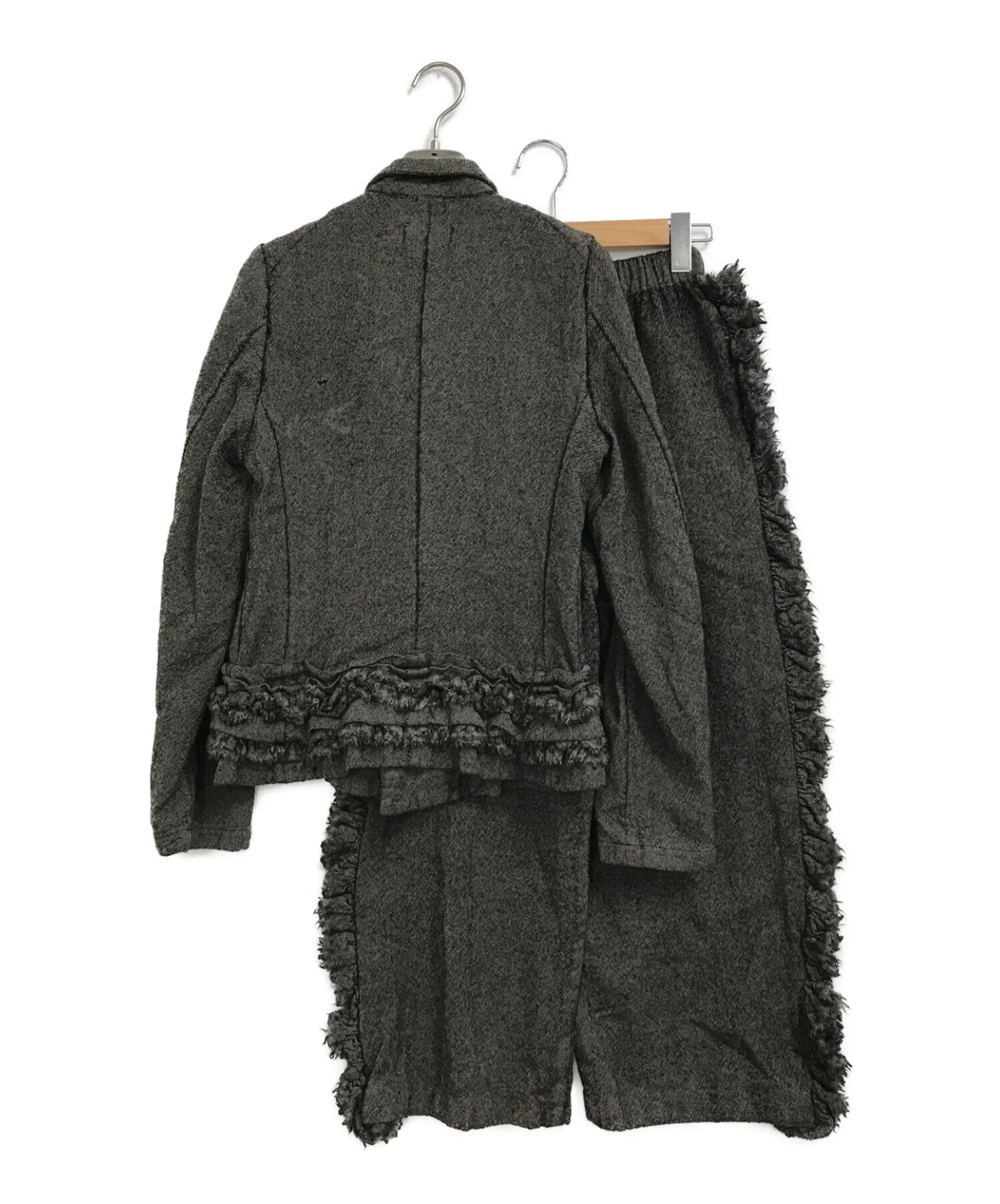 [Pre-owned] ROBE DE CHAMBRE COMME DES GARCONS Shrunken Wool Ruffle Pants Setup