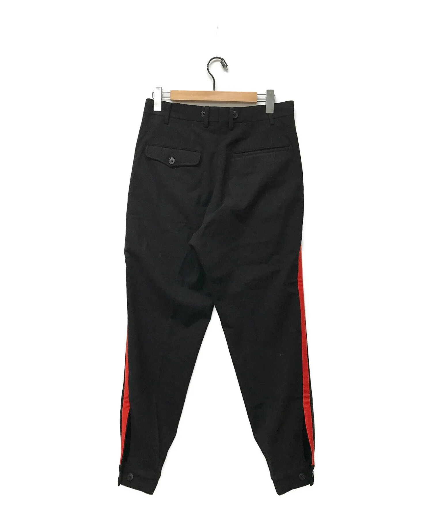 [Pre-owned] Yohji Yamamoto pour homme Buttoned hem Sideline Suspender Wool Pants HV-P37-106