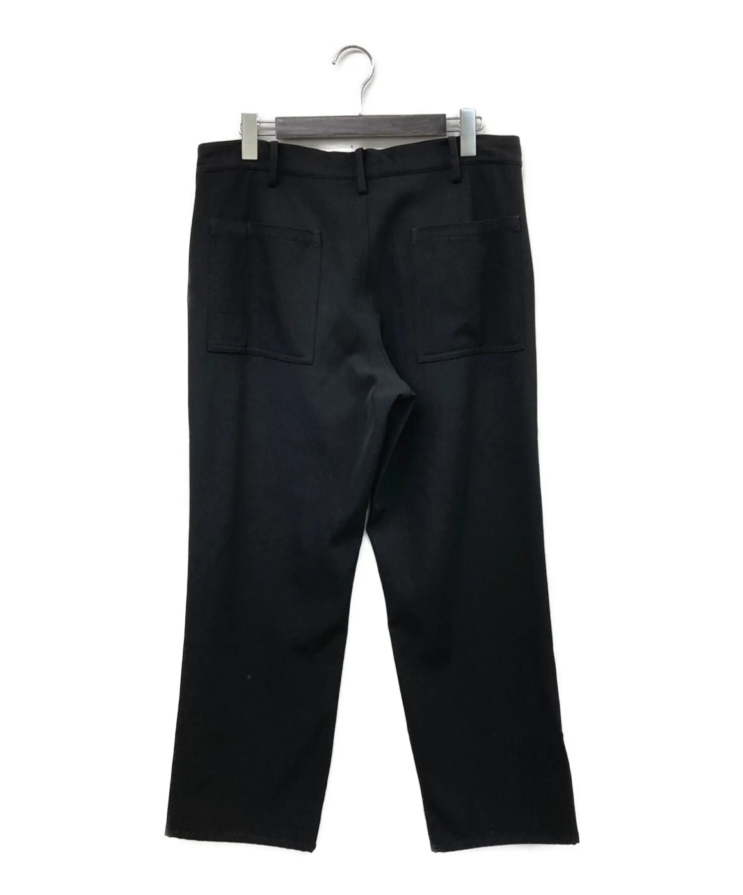 [Pre-owned] Yohji Yamamoto pour homme Wool gaber side button design pants HX-P28-101