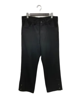 [Pre-owned] Yohji Yamamoto pour homme Wool gaber side button design pants HX-P28-101