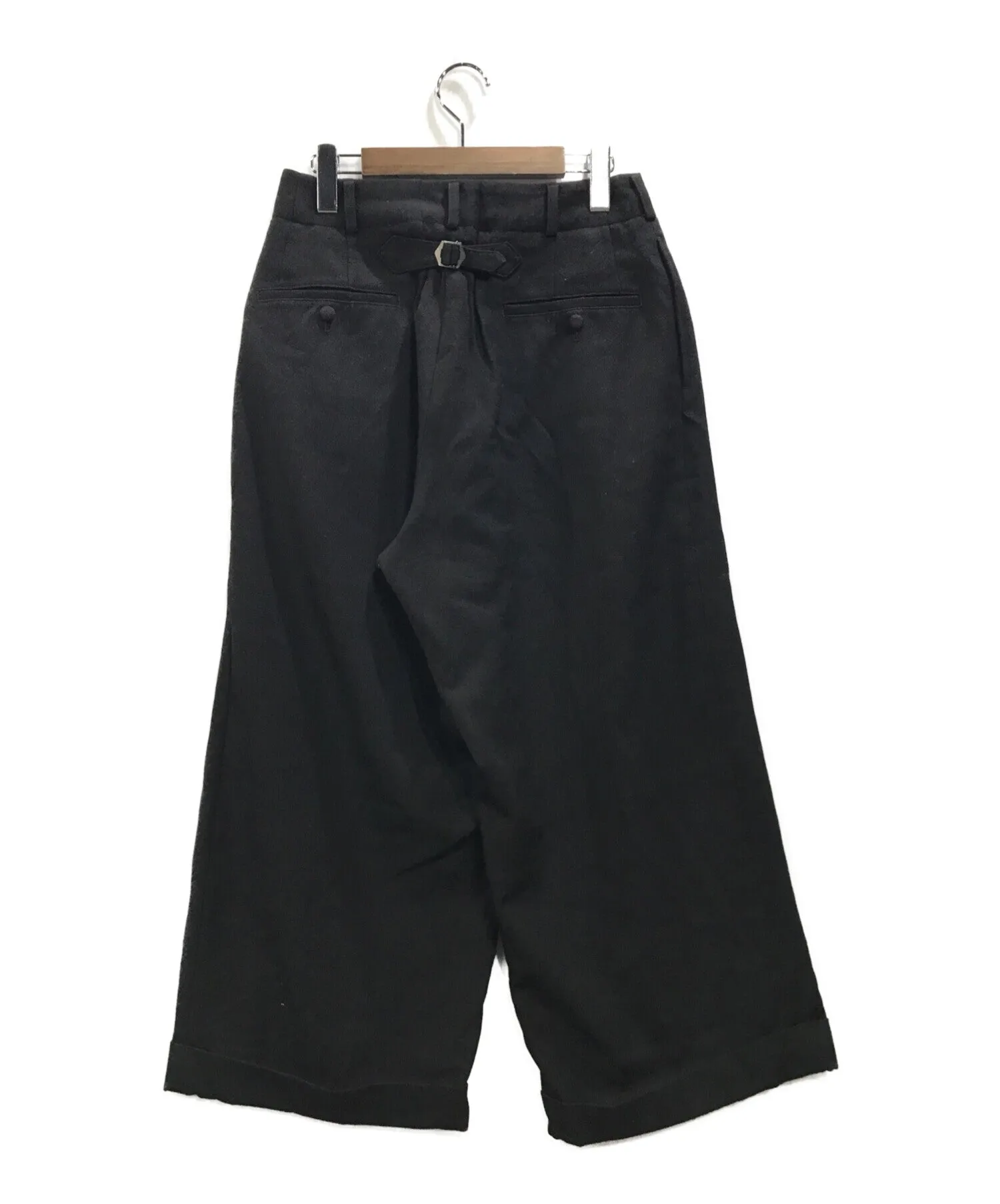 [Pre-owned] YOHJI YAMAMOTO Tucked Wool Gaber Pants FQ-P06-115