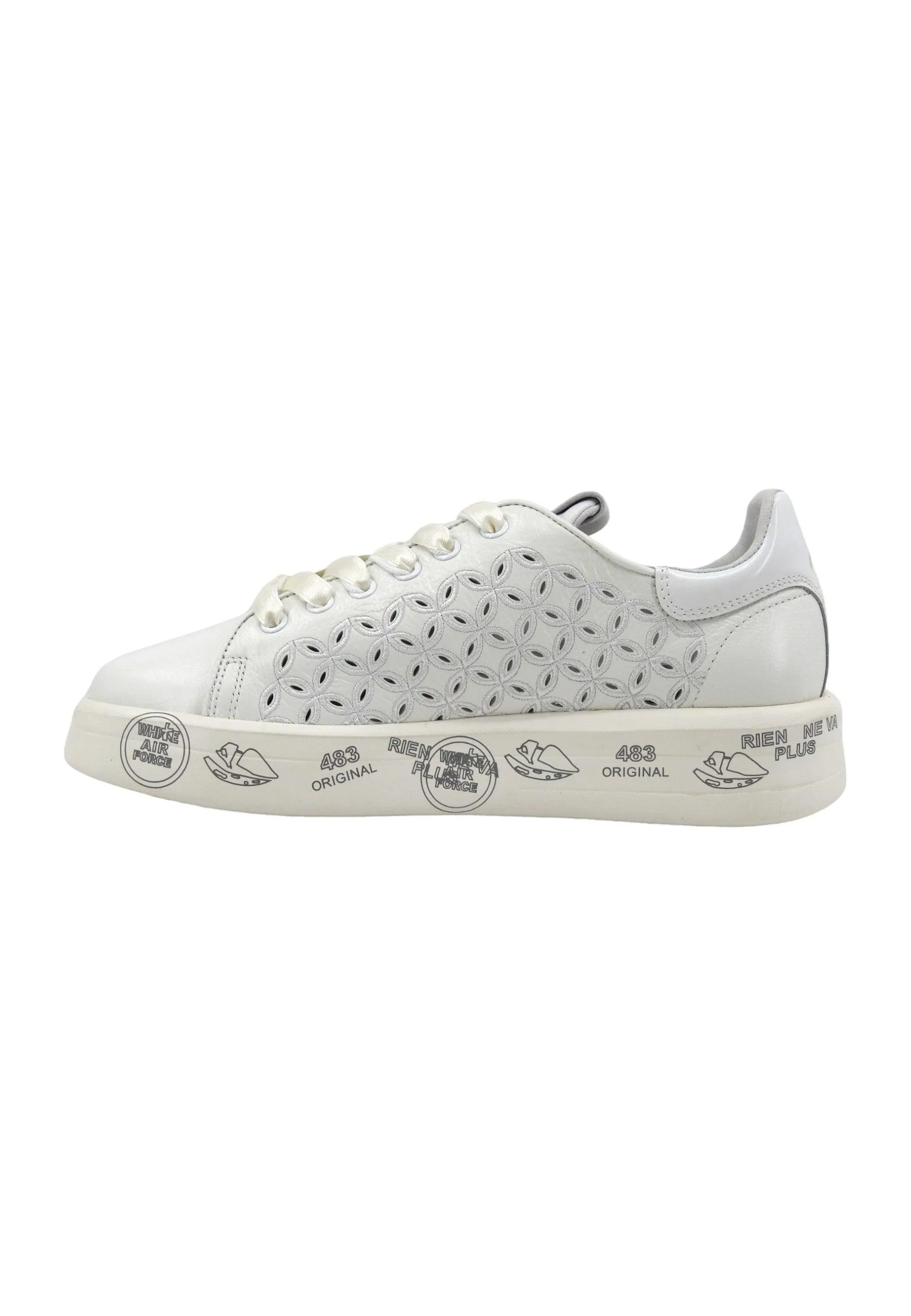 PREMIATA Sneaker Donna White BELLE-6283