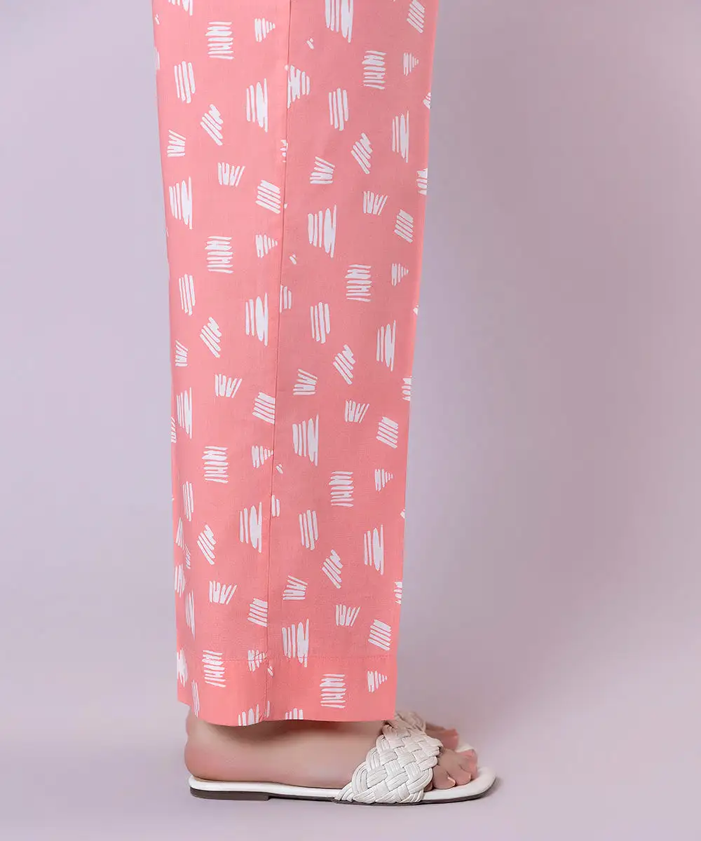 Printed Cotton Viscose Pants