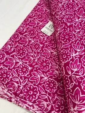 Printed pure cotton fabric