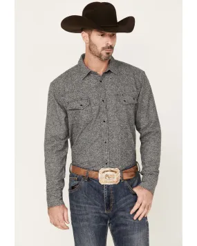 Product Name:  Blue Ranchwear Men's Jasper Heather Long Sleeve Snap Flannel Shirt