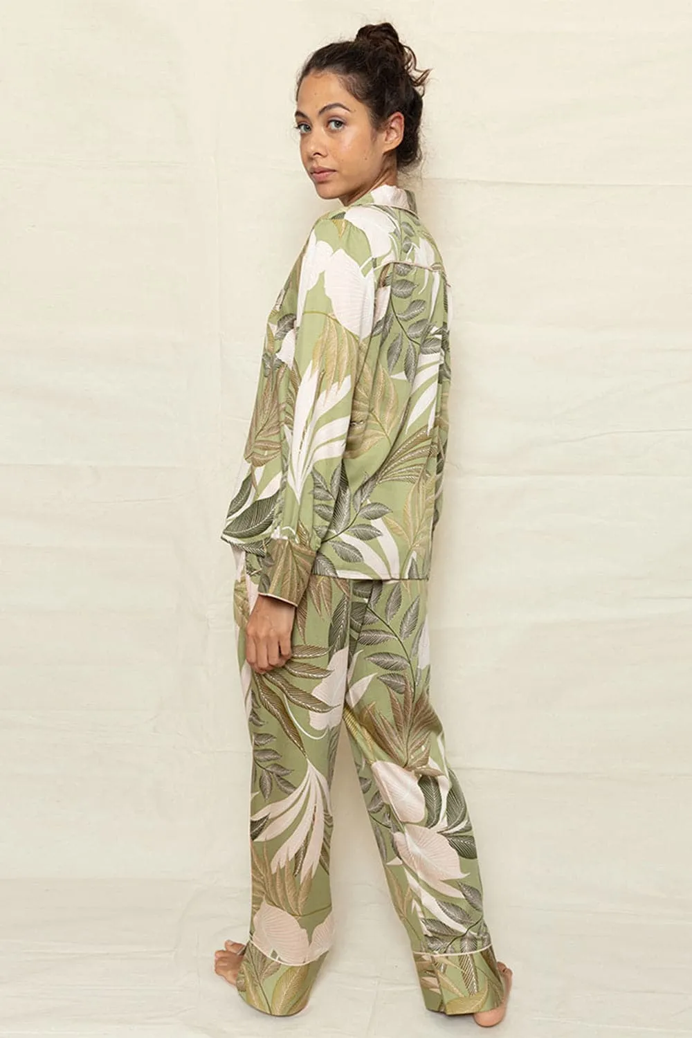 Richmond Leaf Print Pyjama Set