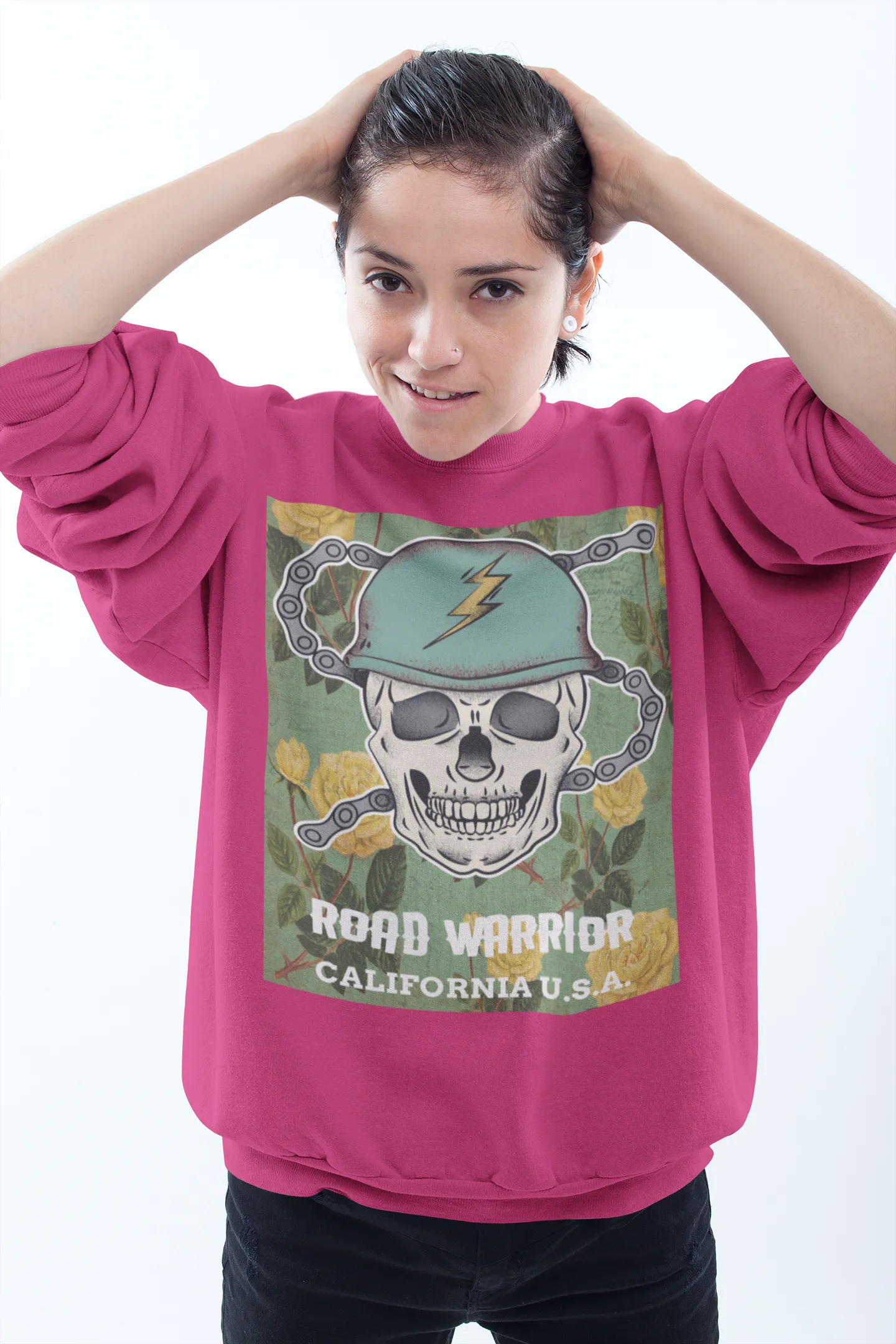 Road Warrior HD Crewneck Sweatshirt