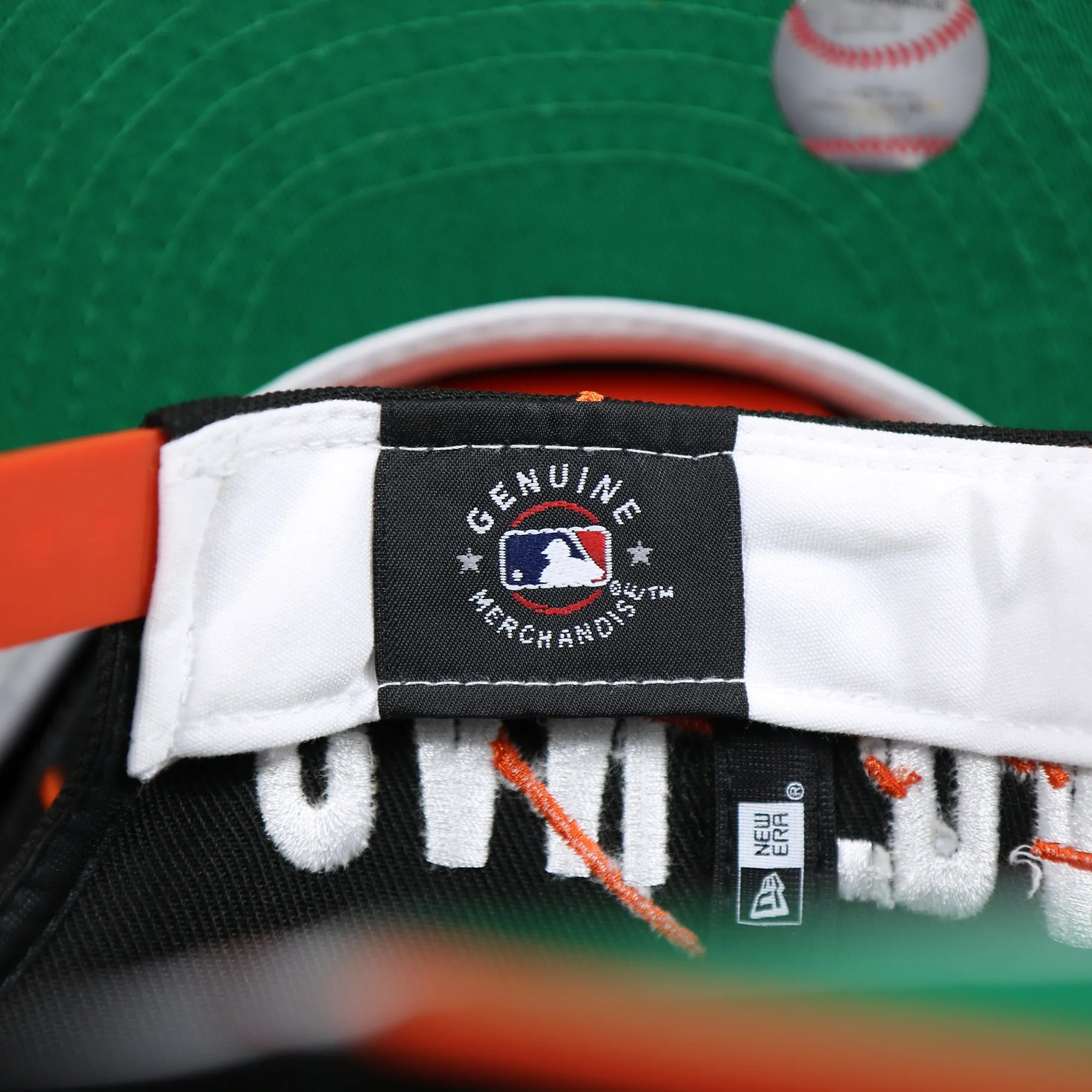 San Francisco Giants MLB Side Font Green Bottom 9Fifty Snapback Cap | Black Snap Cap