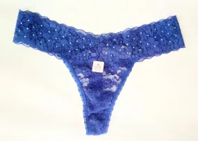 Sexy Lace Thong - Blue