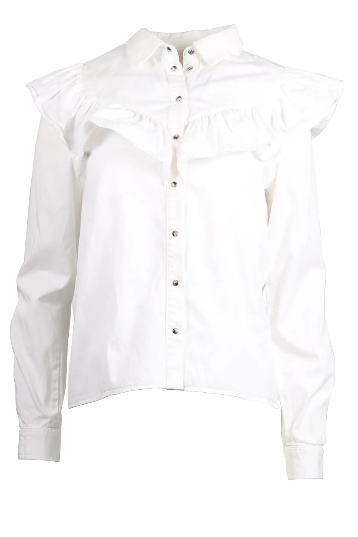 SEZANNE WHITE COTTON SHIRT FR 38 UK 10