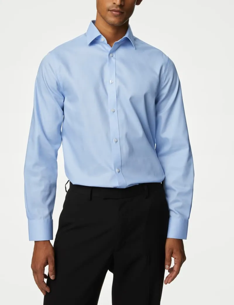 Slim Fit Non Iron Pure Cotton Shirt