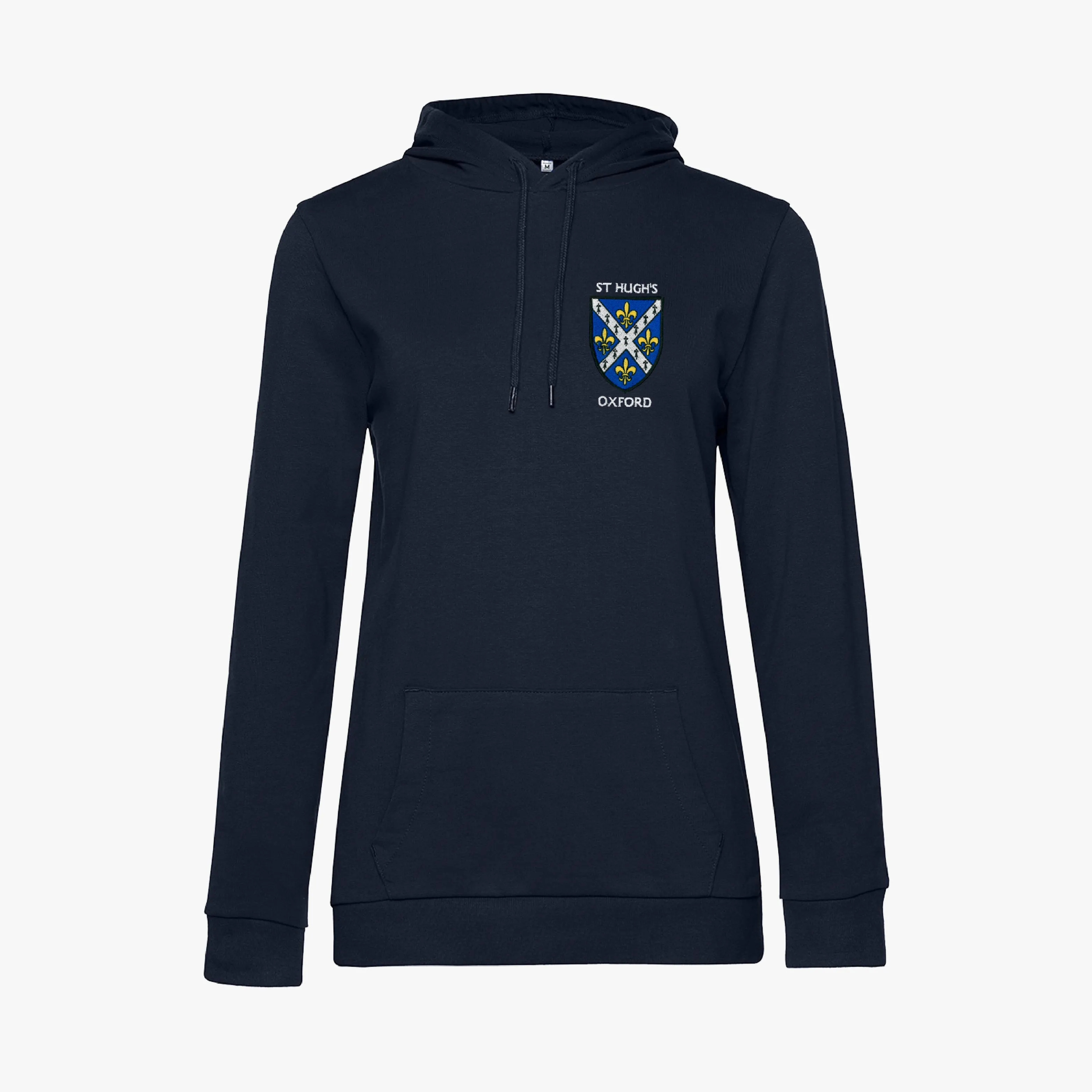 St Hugh's College Ladies Organic Embroidered Hoodie