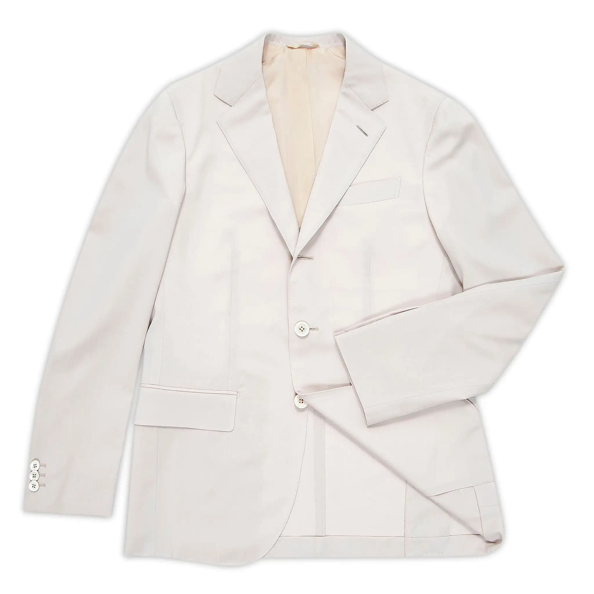 Suit Gaston Blazer and Flavien Pant in contemporary wool  (crema)