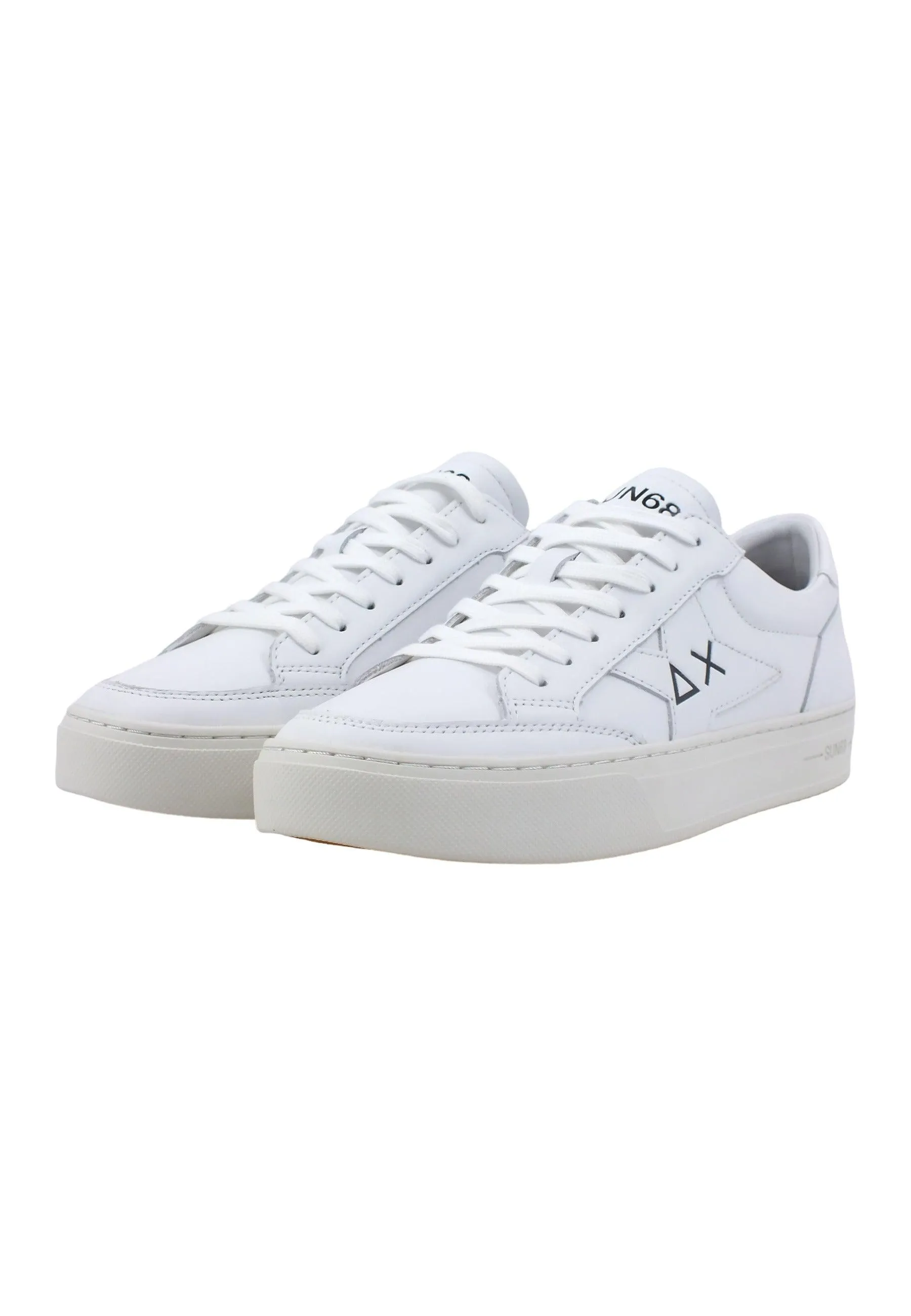 SUN68 Skate Sneaker Uomo Bianco Z43125