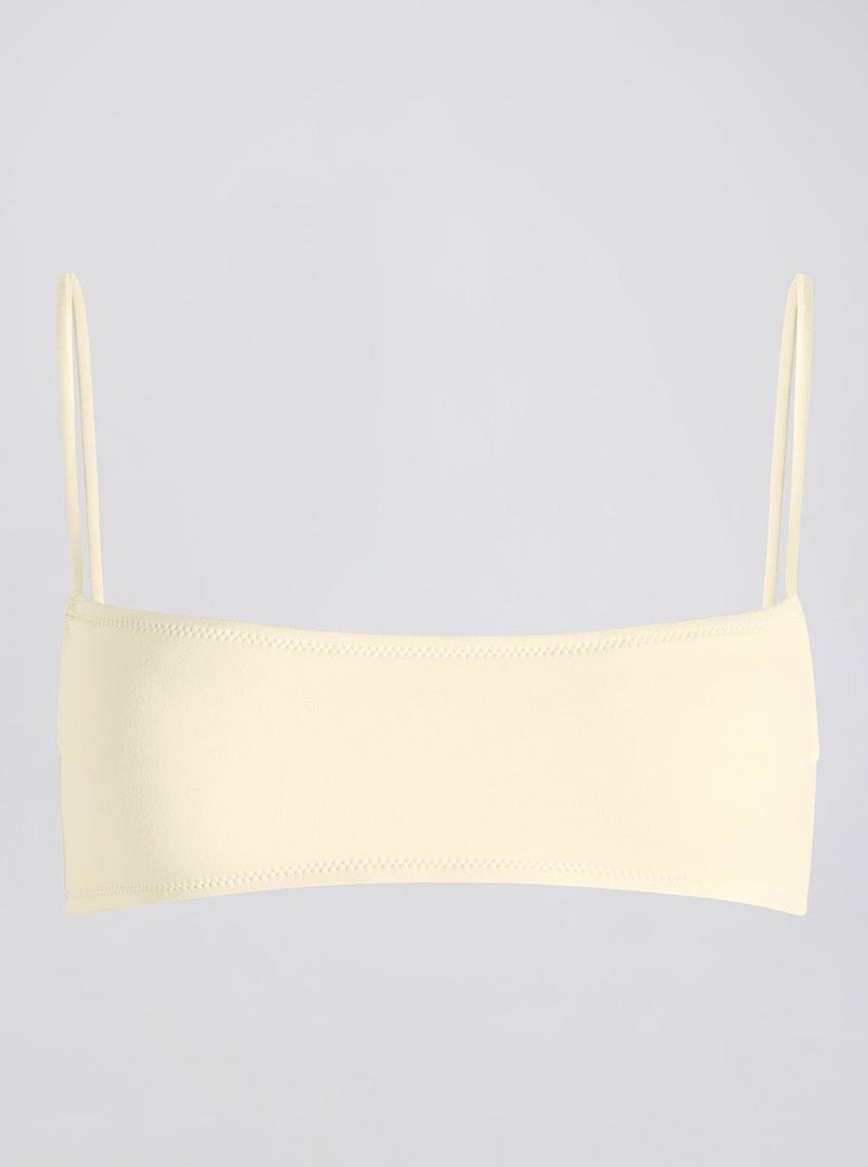 The Daniela Bikini Top in Ecru