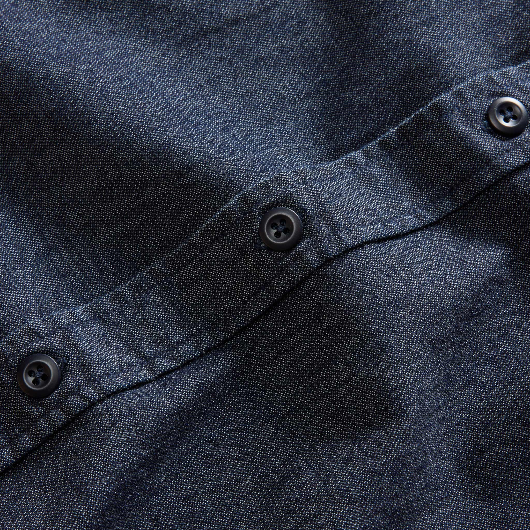 The Saddler Shirt in Dark Navy Twill