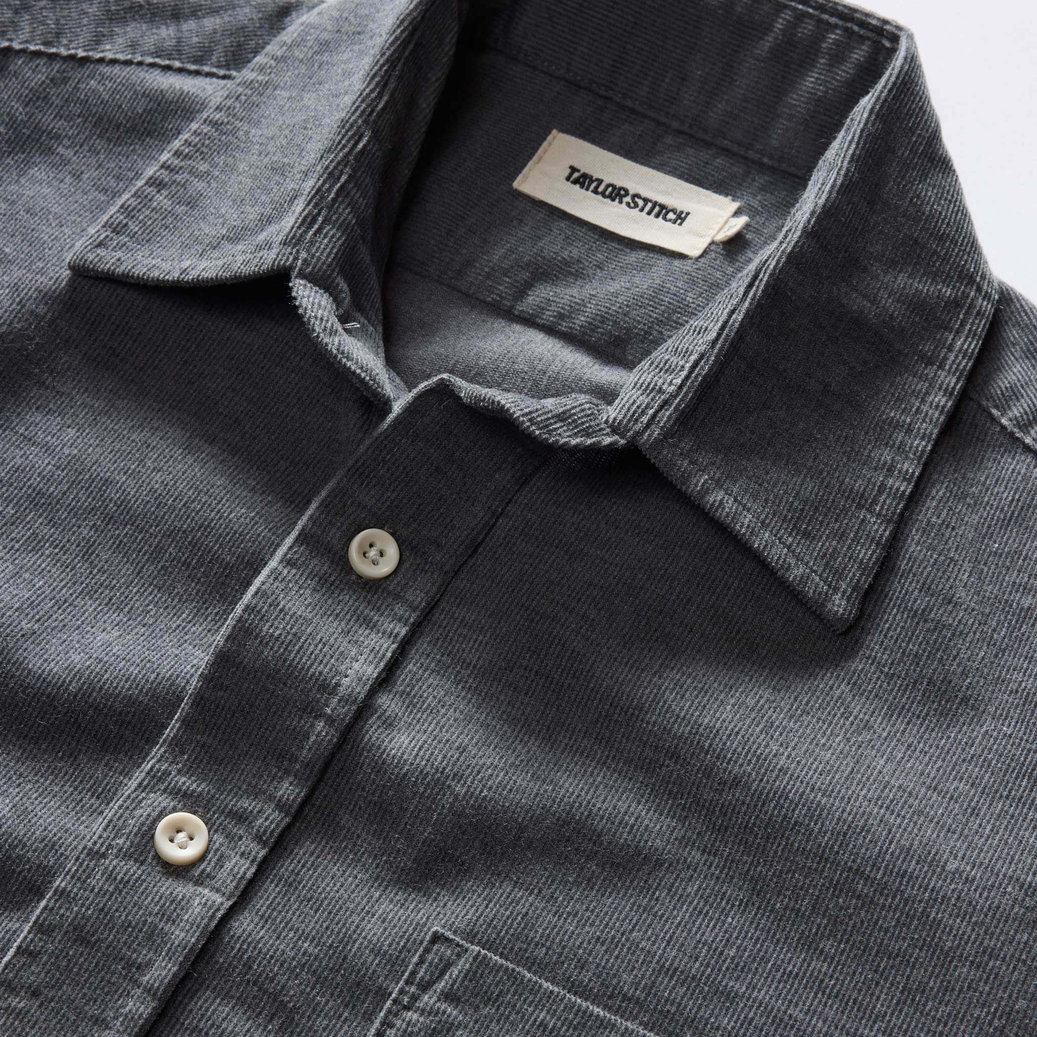 The Short Sleeve California in Heather Slate Cord