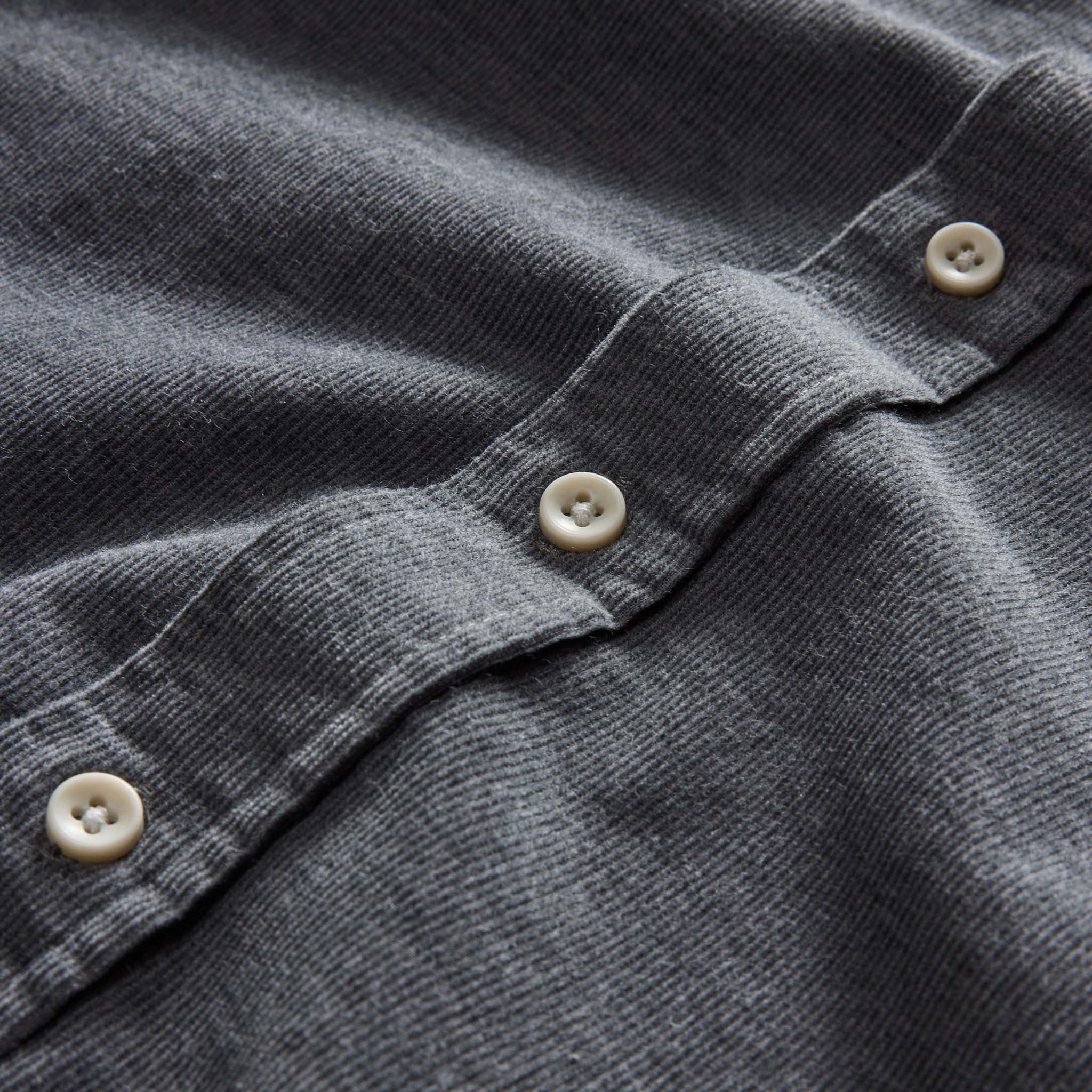 The Short Sleeve California in Heather Slate Cord