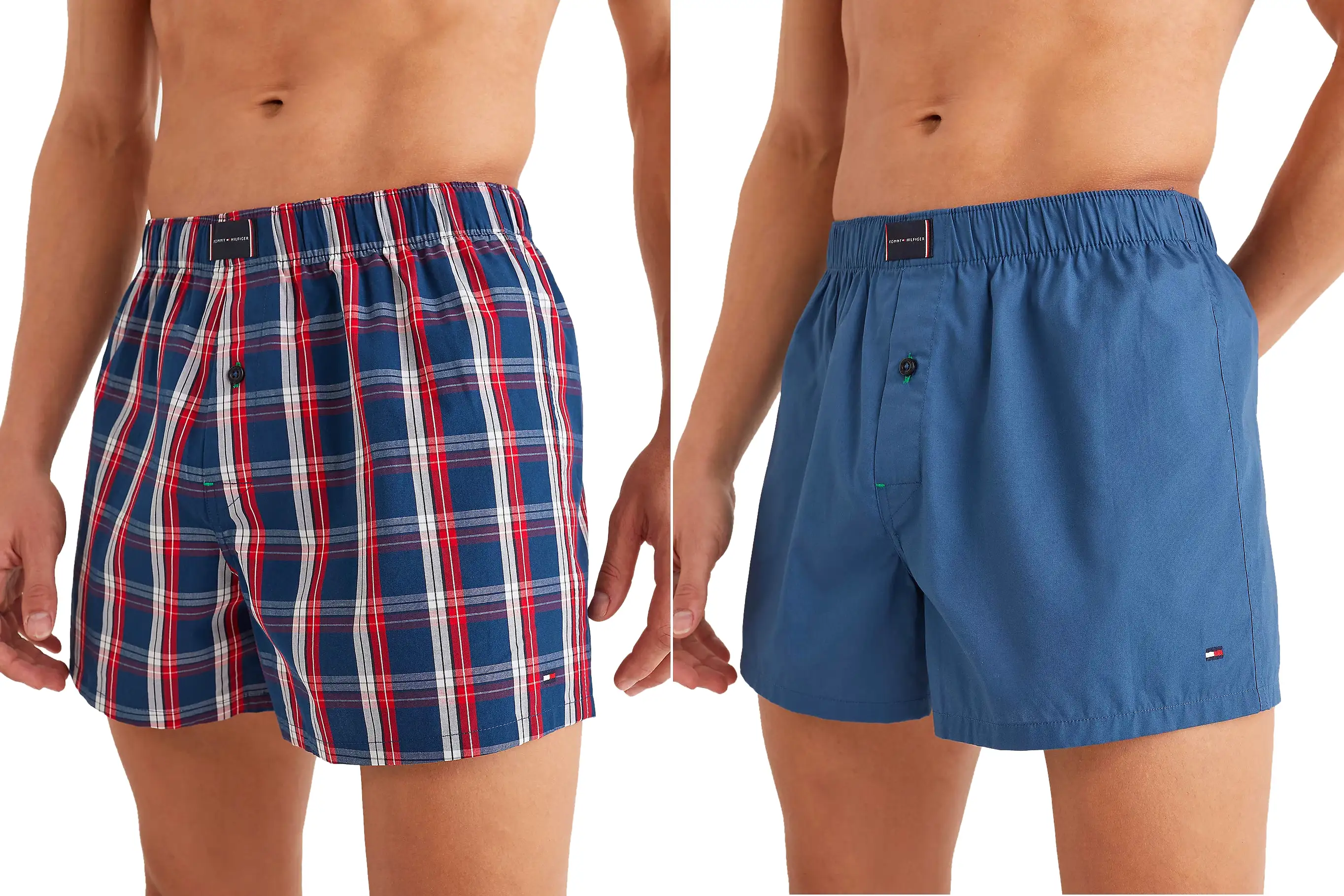 Tommy Hilfiger Mens Woven Boxer Shorts (2-Pack)