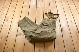 Vintage 1968 US Army Wool Cargo Pants With Suspenders Size 35 x 26.5 / Army Pants / Military Pant's / Vintage Cargos / Made In U