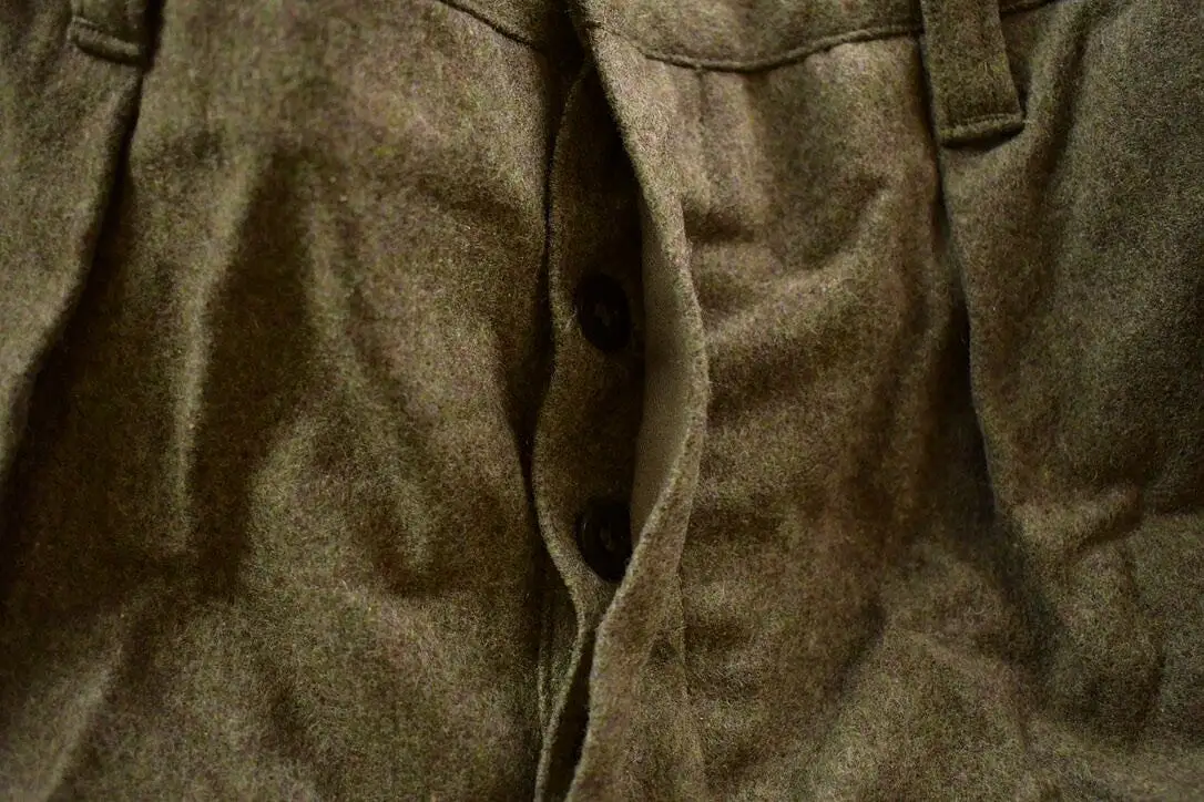 Vintage 1968 US Army Wool Cargo Pants With Suspenders Size 35 x 26.5 / Army Pants / Military Pant's / Vintage Cargos / Made In U