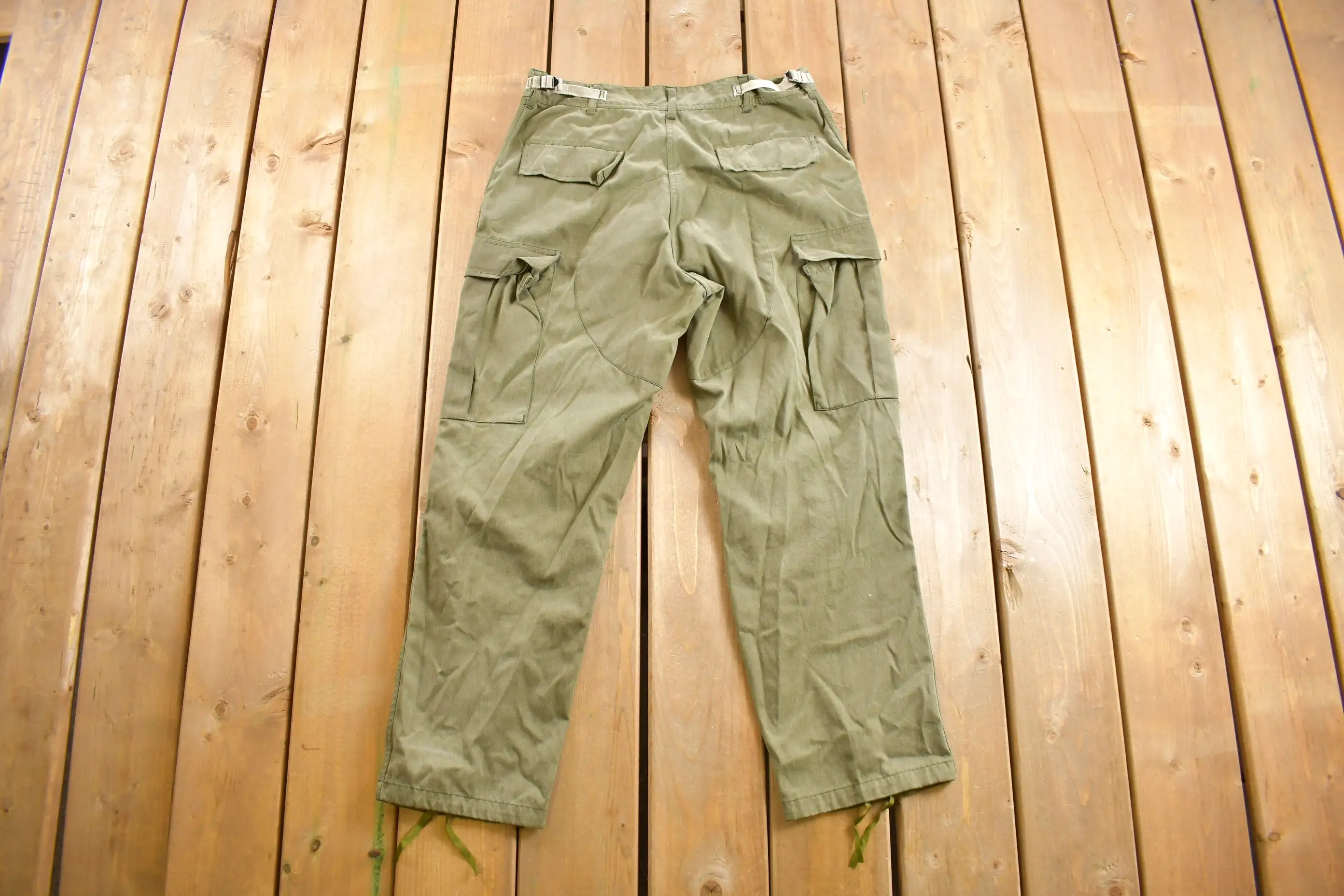 Vintage 1970s US Military Wool Trousers Size 35 - 39 x 28 / True Vintage / Army Pants / Military Pant's / Militaria