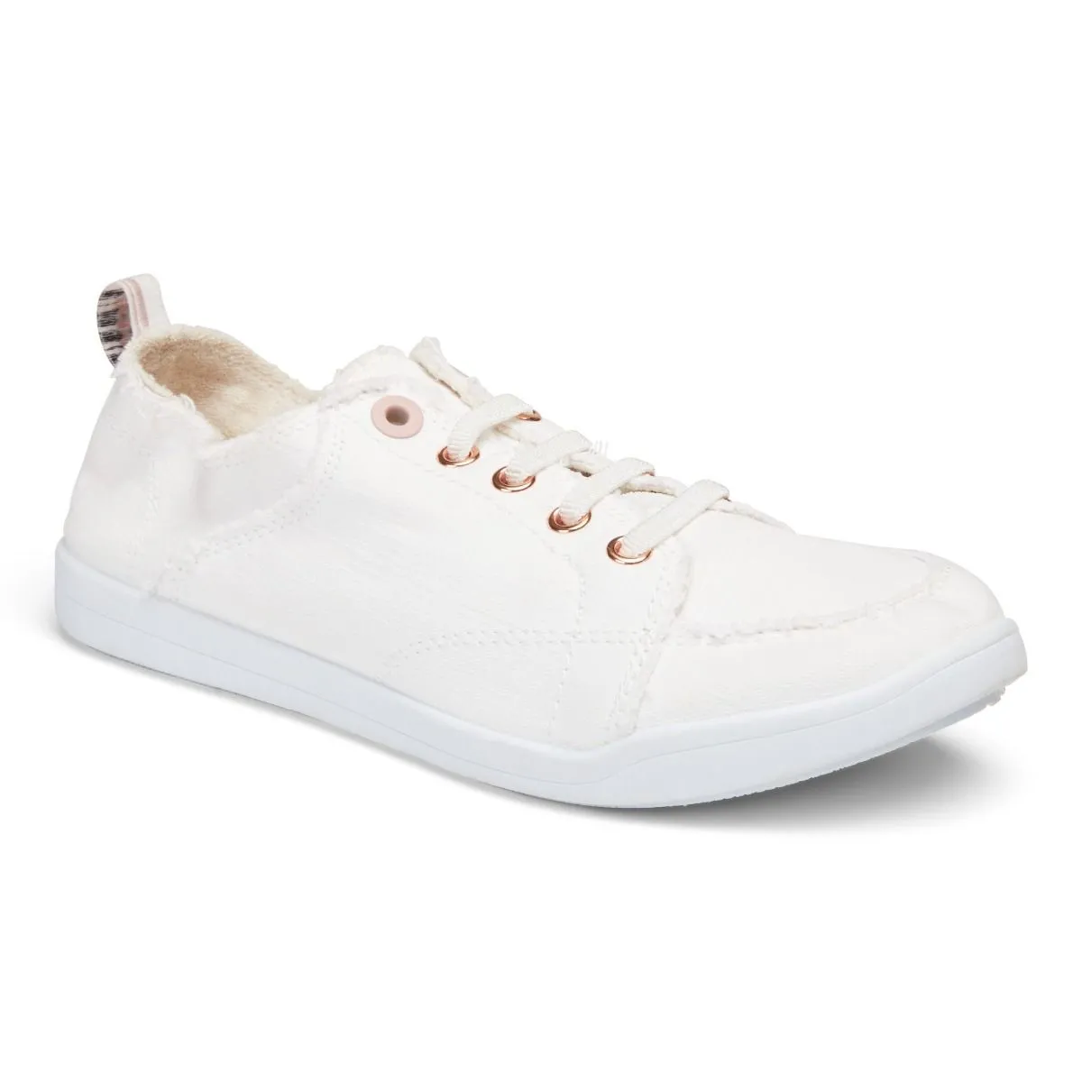 Vionic Beach Pismo Sneaker: Cream Canvas 