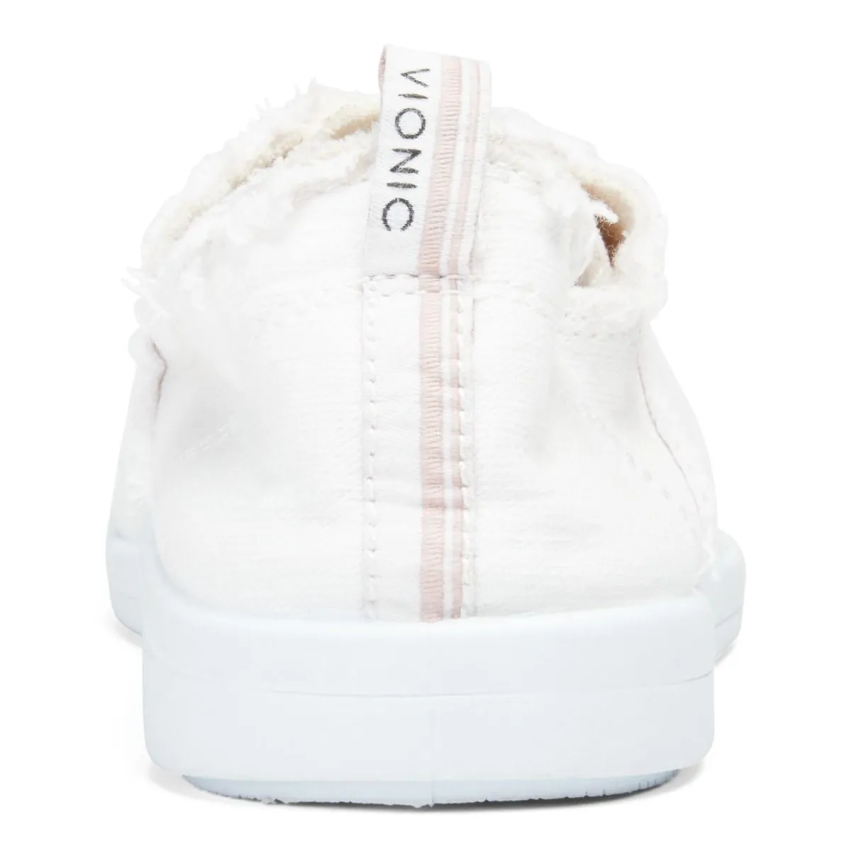 Vionic Beach Pismo Sneaker: Cream Canvas 