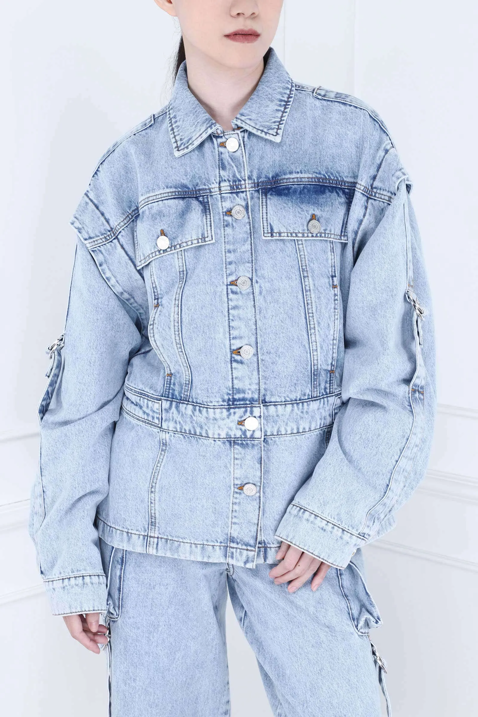 Washed Denim Monia Jacket